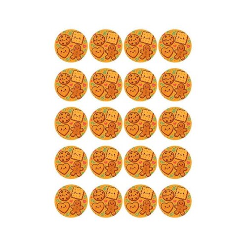 Adesivo Personalizado Latinha 5cm Biscoitinhos
