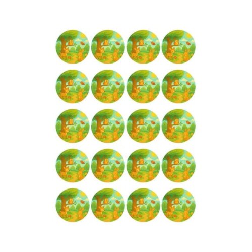 Adesivo Personalizado Latinha 5cm Bosque Encantado
