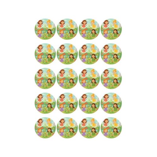 Adesivo Personalizado Latinha 5cm Fadas