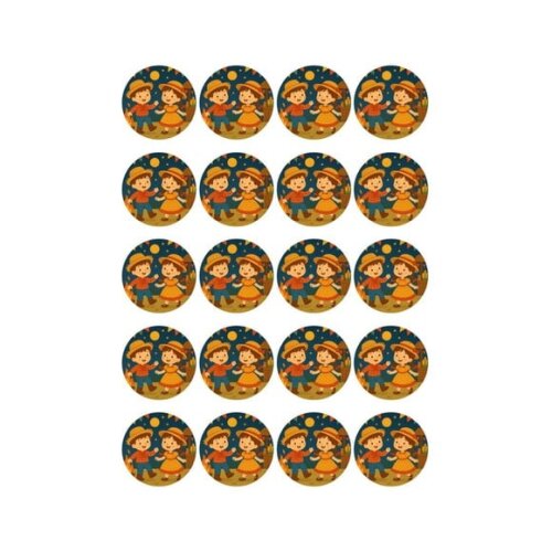 Adesivo Personalizado Latinha 5cm Festa Junina