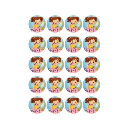 Adesivo Personalizado Latinha 5cm Maquiagem
