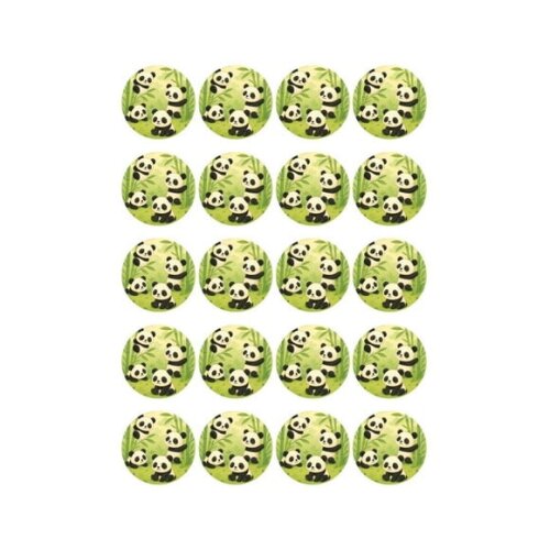 Adesivo Personalizado Latinha 5cm Pandinhas