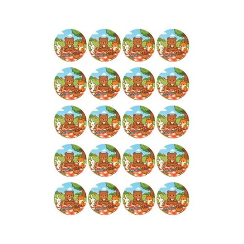 Adesivo Personalizado Latinha 5cm Picnic