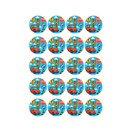 Adesivo Personalizado Latinha 5cm Trânsito