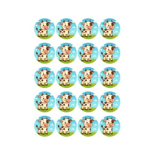 Adesivo Personalizado Latinha 5cm Vaquinha