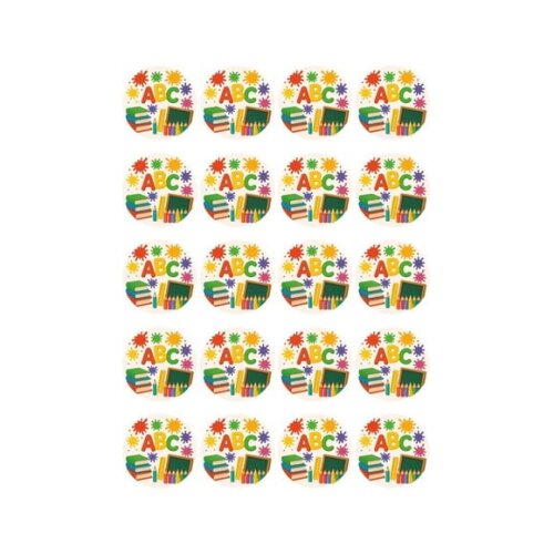 Adesivo Personalizado Latinha 5cm Volta às Aulas
