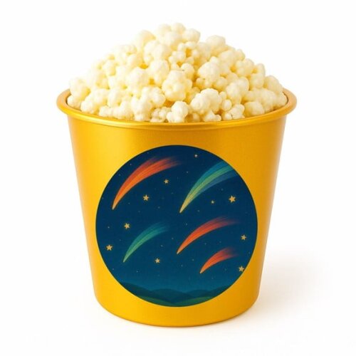 Balde de Pipoca Personalizado Infantil Cometas
