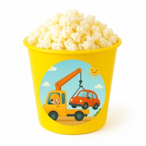 Balde de Pipoca Personalizado Infantil Guincho