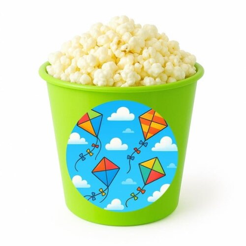 Balde de Pipoca Personalizado Infantil Pipas