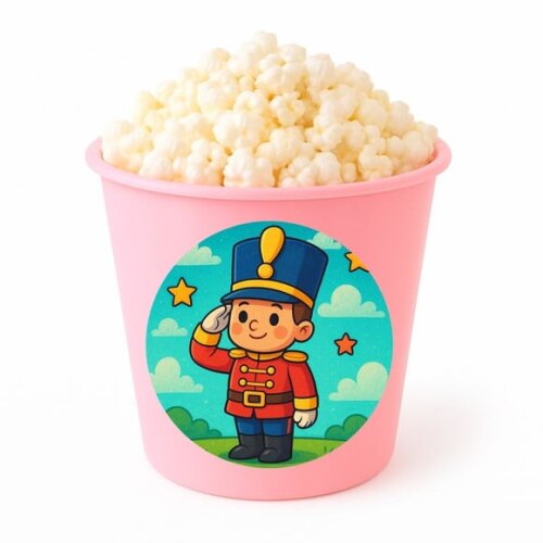 Balde de Pipoca Personalizado Infantil Soldadinho de Chumbo
