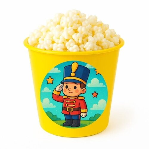Balde de Pipoca Personalizado Infantil Soldadinho de Chumbo