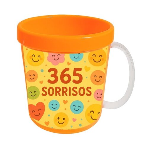 Caneca Acrílica Infantil Personalizada 365 Sorrisos
