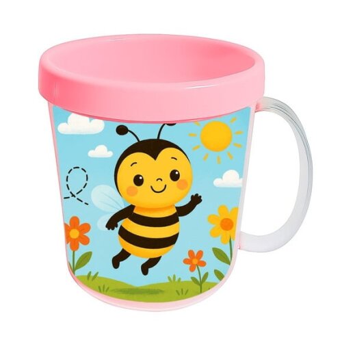 Caneca Acrílica Infantil Personalizada Abelhinha