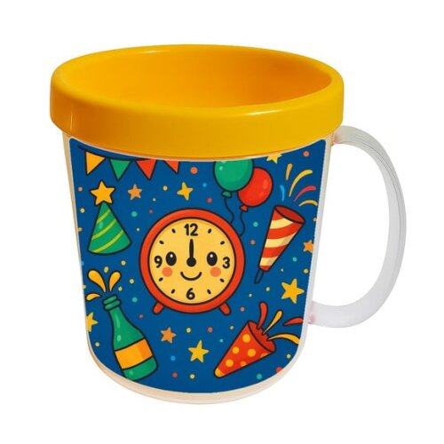 Caneca Acrílica Infantil Personalizada Ano Novo