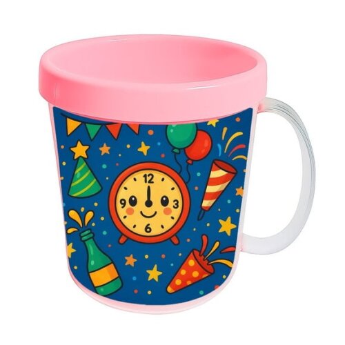 Caneca Acrílica Infantil Personalizada Ano Novo