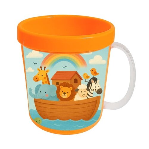 Caneca Acrílica Infantil Personalizada Arca de Noé