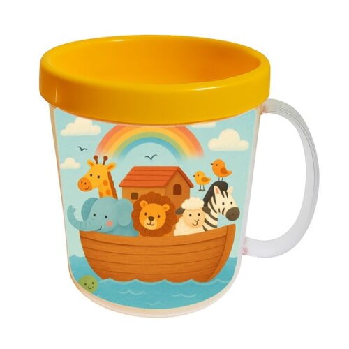Caneca Acrílica Infantil Personalizada Arca de Noé
