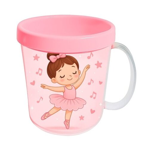 Caneca Acrílica Infantil Personalizada Bailarina