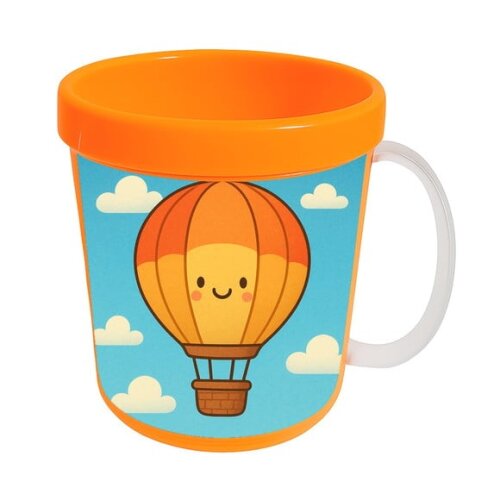 Caneca Acrílica Infantil Personalizada Balão de Ar Quente