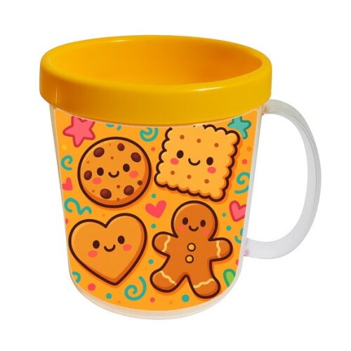 Caneca Acrílica Infantil Personalizada Biscoitinhos