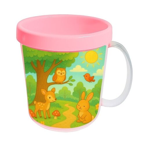 Caneca Acrílica Infantil Personalizada Bosque Encantado