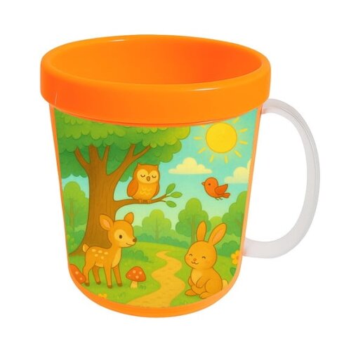 Caneca Acrílica Infantil Personalizada Bosque Encantado