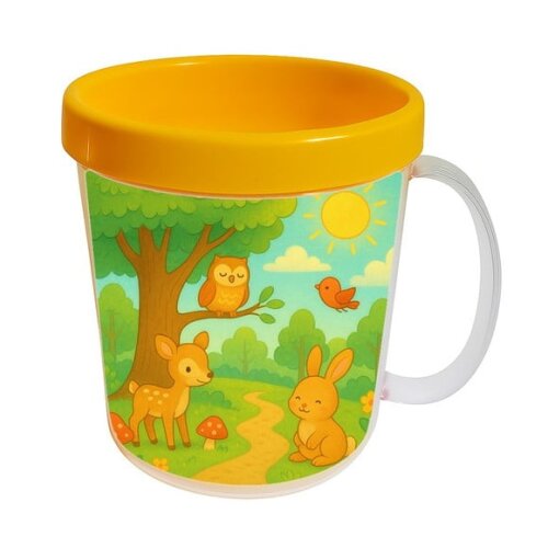 Caneca Acrílica Infantil Personalizada Bosque Encantado