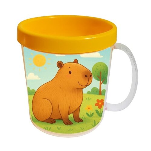 Caneca Acrílica Infantil Personalizada Capivara