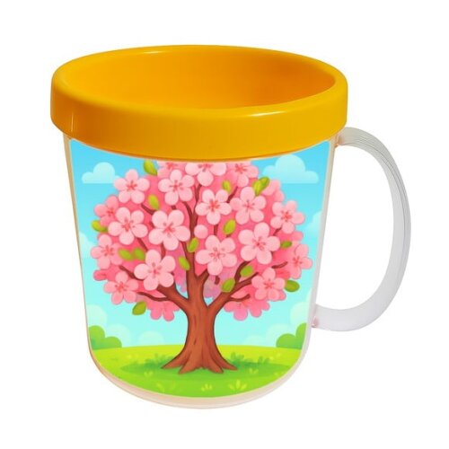 Caneca Acrílica Infantil Personalizada Cerejeira