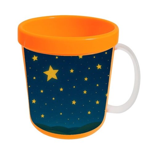Caneca Acrílica Infantil Personalizada Céu Estrelado