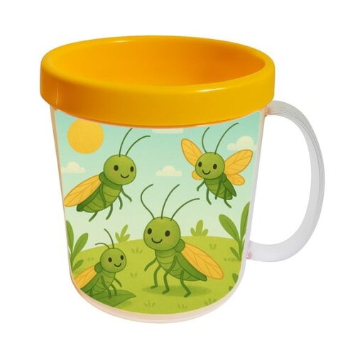 Caneca Acrílica Infantil Personalizada Cigarras
