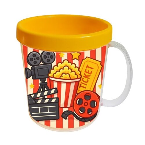 Caneca Acrílica Infantil Personalizada Cinema