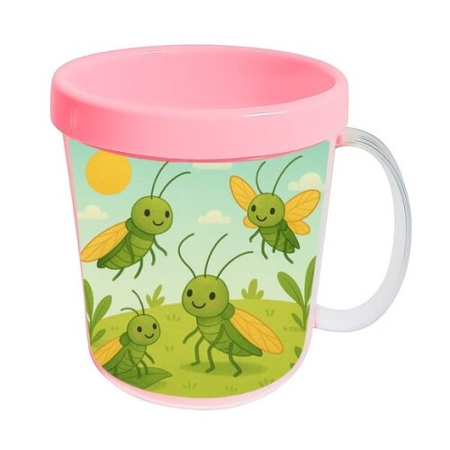 Caneca Acrílica Infantil Personalizada Cigarras