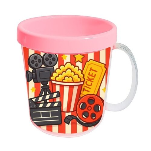 Caneca Acrílica Infantil Personalizada Cinema