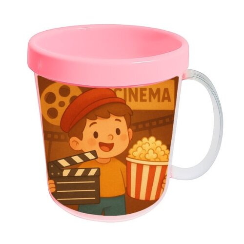 Caneca Acrílica Infantil Personalizada Cinema Antigo