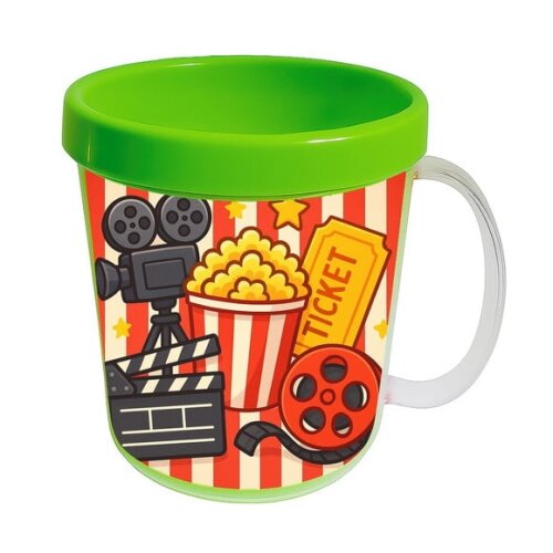 Caneca Acrílica Infantil Personalizada Cinema