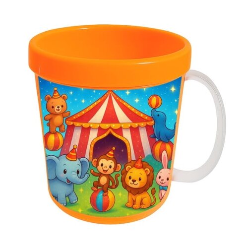 Caneca Acrílica Infantil Personalizada Circo Encantado