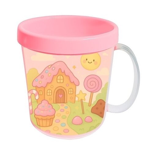 Caneca Acrílica Infantil Personalizada Confeitaria Kids