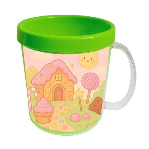 Caneca Acrílica Infantil Personalizada Confeitaria Kids