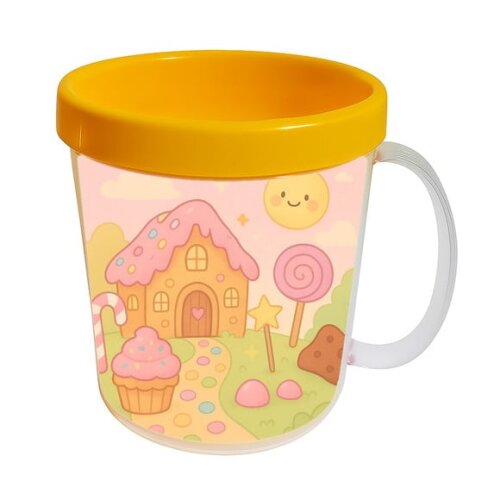 Caneca Acrílica Infantil Personalizada Confeitaria Kids