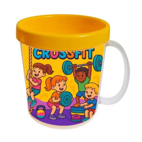 Caneca Acrílica Infantil Personalizada Crossfit