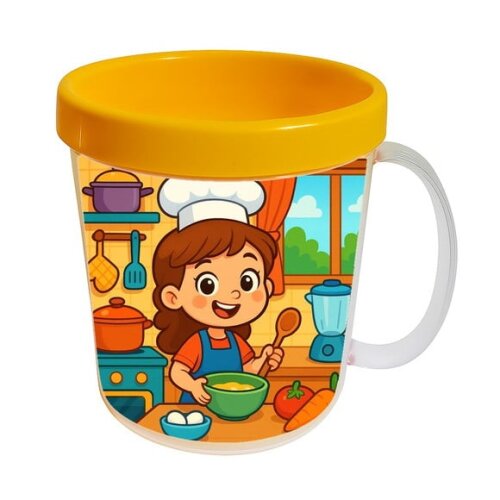 Caneca Acrílica Infantil Personalizada Cozinha Kids