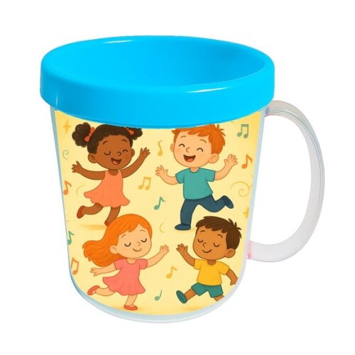 Caneca Acrílica Infantil Personalizada Dança