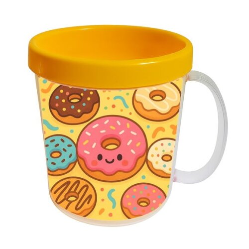 Caneca Acrílica Infantil Personalizada Donuts