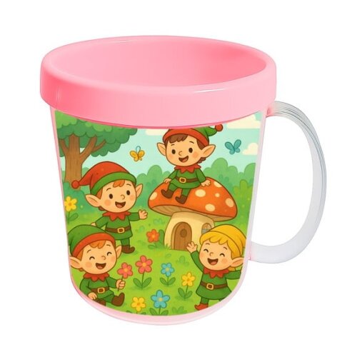 Caneca Acrílica Infantil Personalizada Duendes