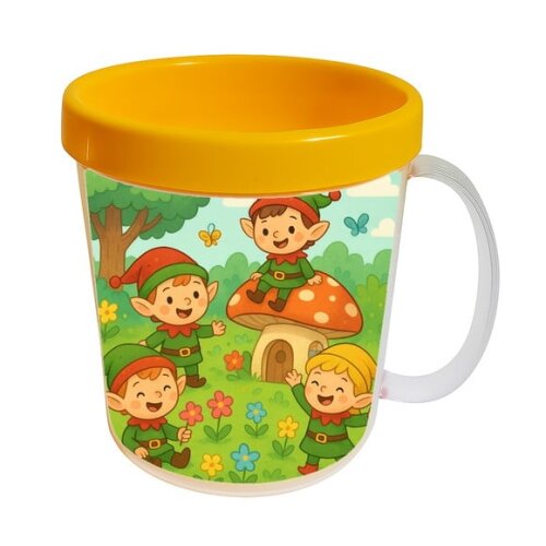 Caneca Acrílica Infantil Personalizada Duendes