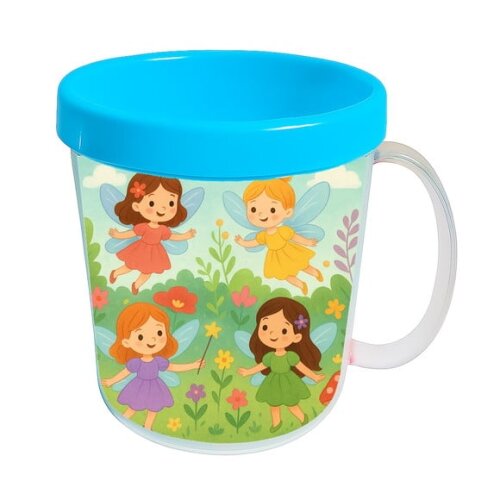 Caneca Acrílica Infantil Personalizada Fadas
