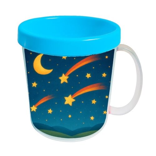 Caneca Acrílica Infantil Personalizada Estrelas Cadentes