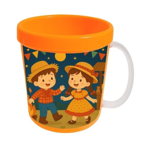 Caneca Acrílica Infantil Personalizada Festa Junina