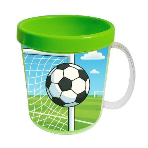 Caneca Acrílica Infantil Personalizada Futebol
